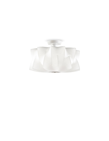 Plafón de techo modelo C11921-54 ARANYA en color Blanco para 1xE27 (no incluida)