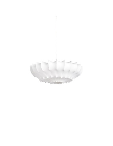 Lámpara colgante modelo P139037-60 VAMPI en color Blanco para 1xE27 (no incluida)