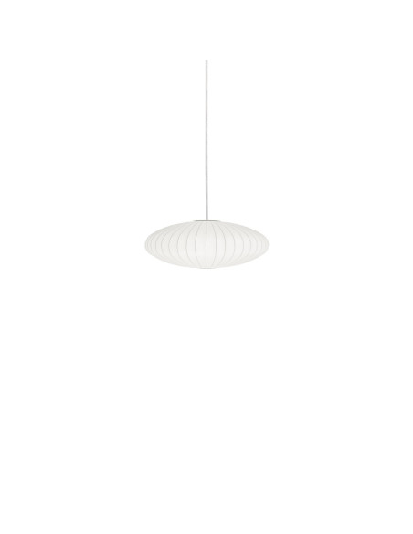Lámpara colgante modelo P10905-35 OVAL en color Blanco para 1xE27 (no incluida)