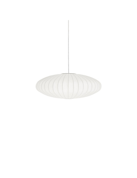 Lámpara colgante modelo P10905-56 OVAL en color Blanco para 1xE27 (no incluida)