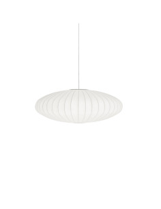 Lámpara colgante modelo P10905-75 OVAL en color Blanco para 1xE27 (no incluida)