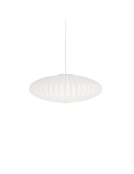 Lámpara colgante modelo P10905-75 OVAL en color Blanco para 1xE27 (no incluida)