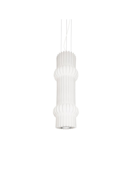 Lámpara colgante modelo P139015-31 TUBI en color Blanco para 2xE27 (no incluida)