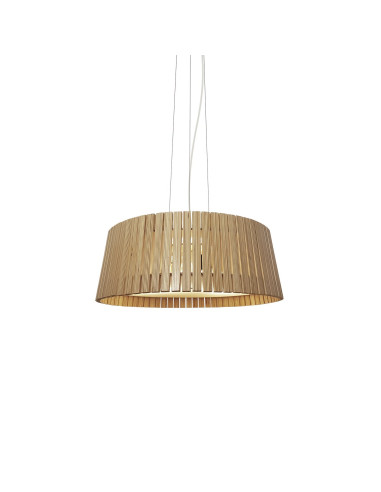 Lámpara colgante modelo CIPRES en color Natural para 3xE27 (no incluida)