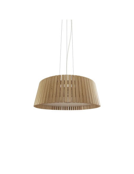 Lámpara colgante modelo CIPRES en color Natural para 3xE27 (no incluida)