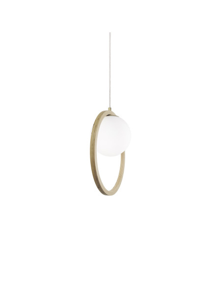 Lámpara colgante modelo MD2416-NAT en color Natural para 1xE27 (no incluida)