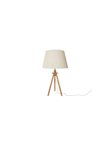 Lámpara de mesa modelo CALA en color Natural para 1xE27 (no incluida)