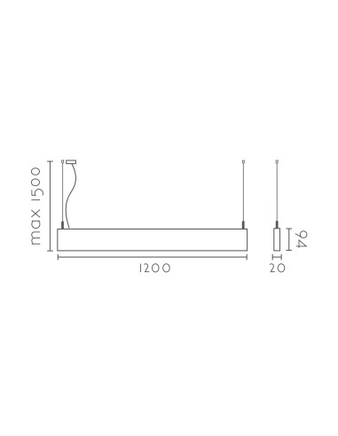 Lámpara colgante modelo SUSPENSION DZ20
