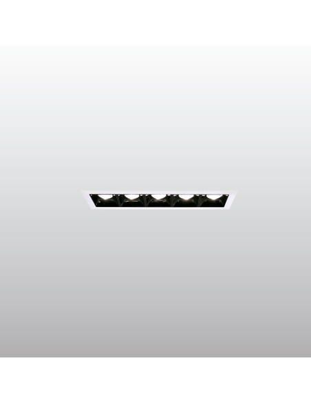 Aplique de pared modelo CUBIC5 - TRIAC REGULABLE en color Blanco