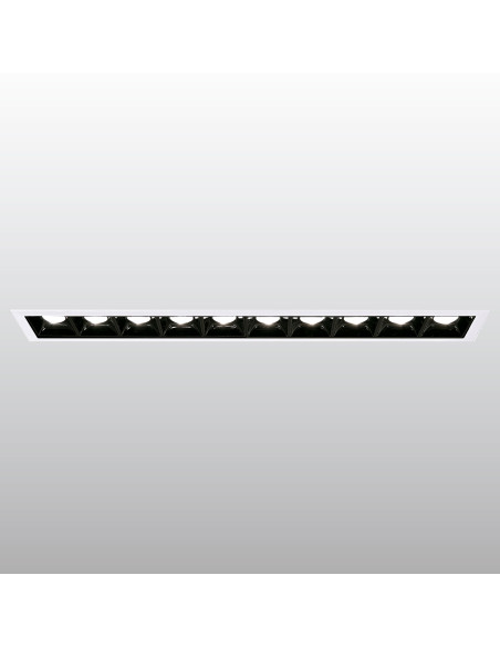 Aplique de pared modelo CUBIC10 - TRIAC REGULABLE en color Blanco