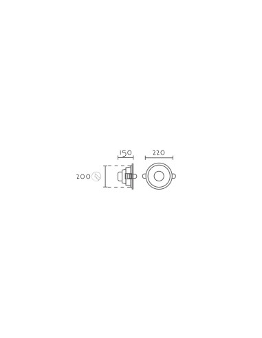 Empotrable modelo DLA20 29.8W en color Blanco