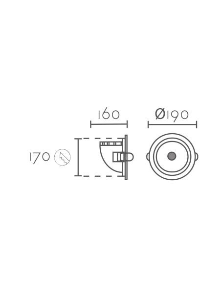 Empotrable modelo DL82 - COB LED 36,5W 4820LM 3250ºK FASHION en color Blanco