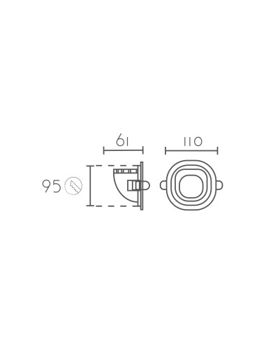 Empotrable modelo DL7010 en color Blanco