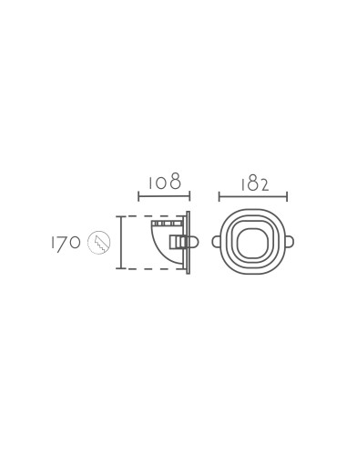 Empotrable modelo DL7035 en color Blanco