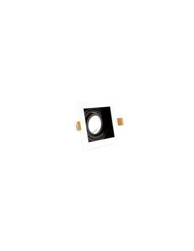 Empotrable modelo ARO RCGUR61-WH en color Blanco+Negro para 1xGU10 (no incluida)