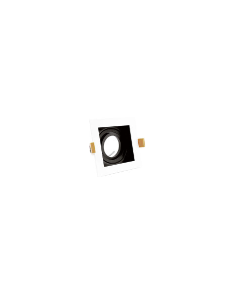 Empotrable modelo ARO RCGUR61-WH en color Blanco+Negro para 1xGU10 (no incluida)