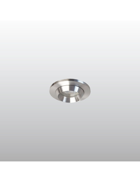 Empotrable modelo ARO QS0.011 en color Aluminio para 1xGU10 (no incluida)