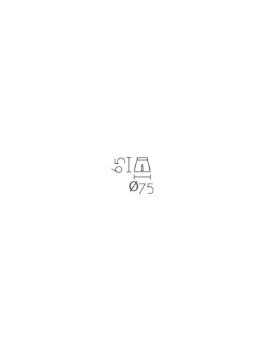 Aplique de pared modelo MX9087 para 1xE27 (no incluida)