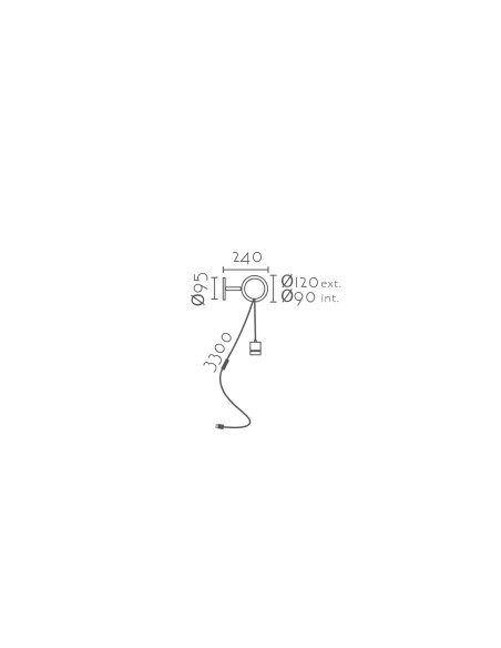 Aplique de pared modelo MB2566-BGD en color Bronce Antiguo para 1xE27 (no incluida)