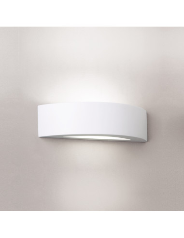 Aplique de pared modelo LARA 355 en color Blanco para 1xE27 (no incluida)