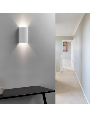 Aplique de pared modelo TEULA 160 en color Blanco para 1XG9 (no incluida)