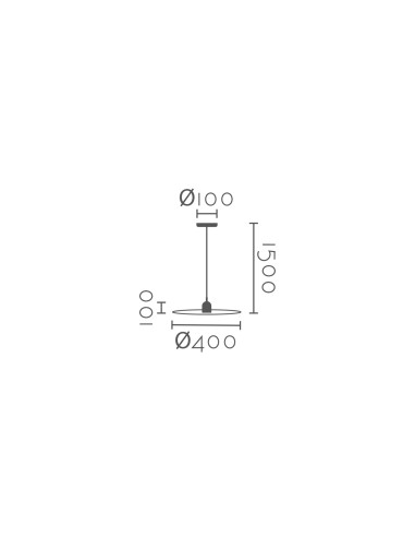 Lámpara colgante modelo MD2663 para 1xE27 (no incluida)