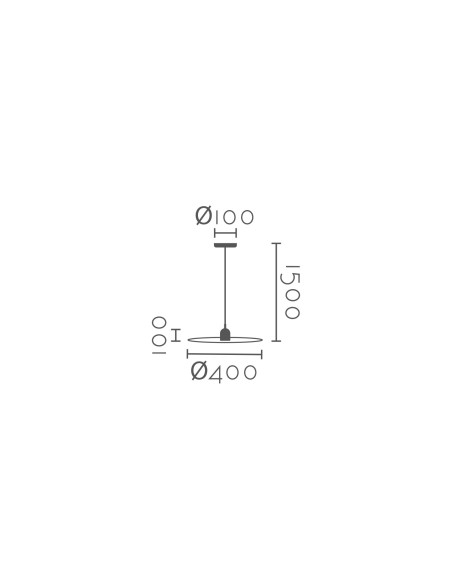 Lámpara colgante modelo MD2663 para 1xE27 (no incluida)