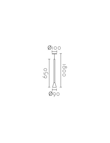 Lámpara colgante modelo MD2471 para 1xGU10 (no incluida)