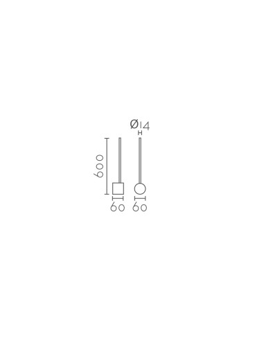 Aplique de pared modelo MB5501-BK en color Negro