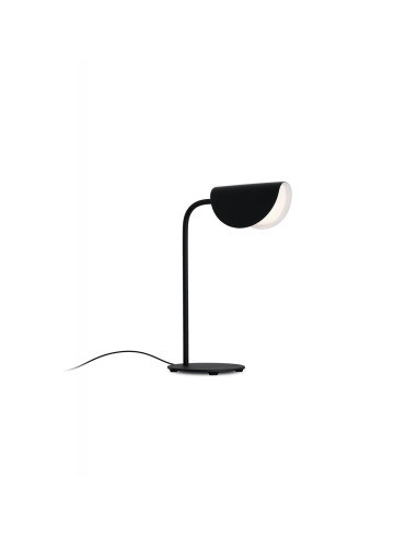 Lámpara de mesa modelo MT2142-BK en color Negro para 1XG9 (no incluida)