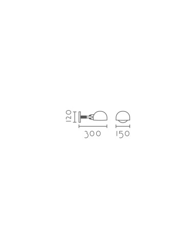 Aplique de pared modelo MB2362-WH en color Blanco para 1xE27 (no incluida)