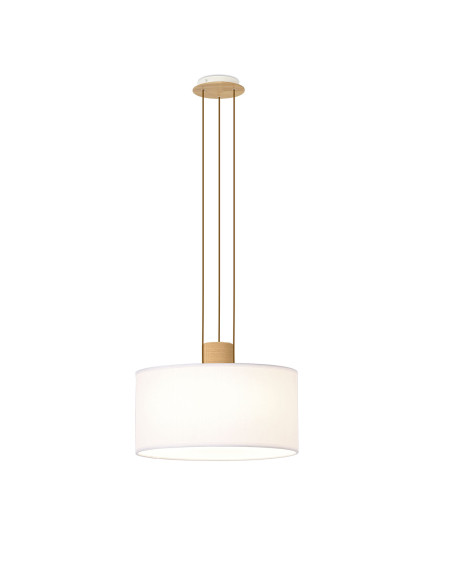 Lámpara colgante modelo MD2118-WH en color Blanco para 1xE27 (no incluida)