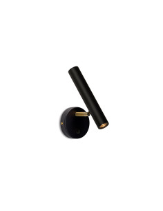 Aplique de pared modelo MB4012-BK en color Negro