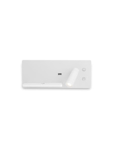 Aplique de pared modelo MB2510-DER en color Blanco
