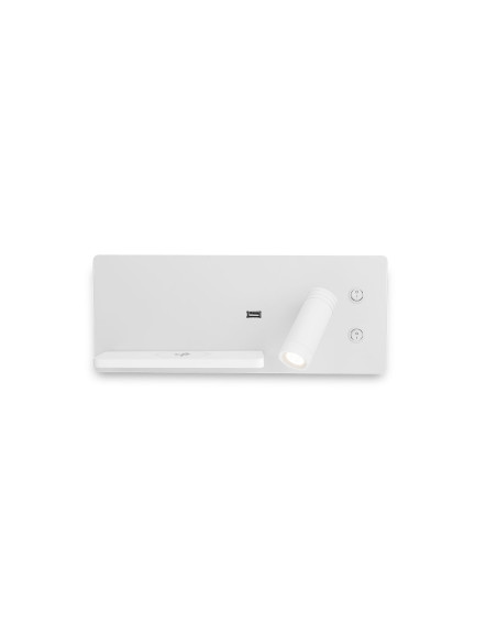 Aplique de pared modelo MB2510-DER en color Blanco