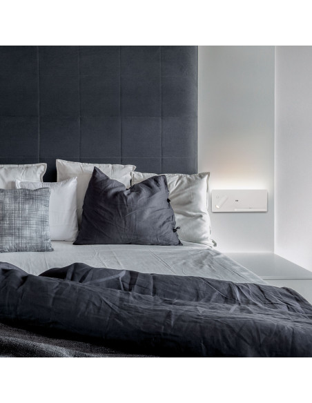 Aplique de pared modelo MB2510-DER en color Blanco