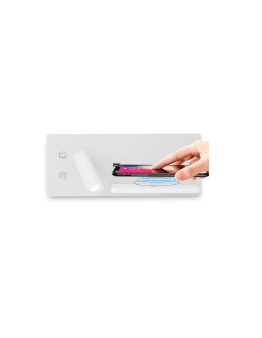 Aplique de pared modelo MB2510-DER en color Blanco