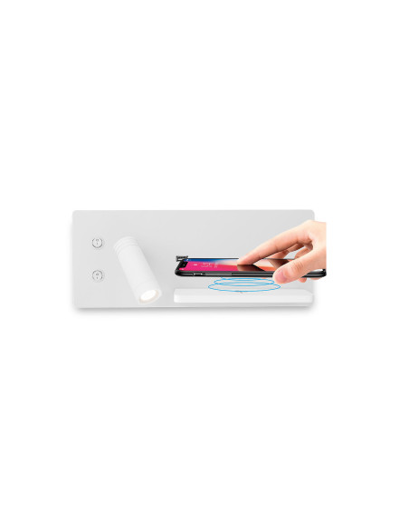 Aplique de pared modelo MB2510-DER en color Blanco