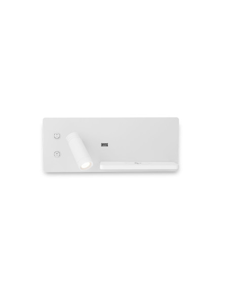 Aplique de pared modelo MB2510-IZQ en color Blanco