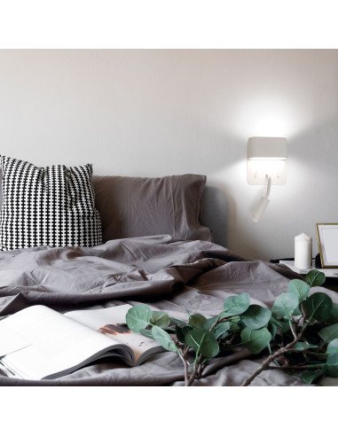 Aplique de pared modelo MB2232-WH en color Blanco