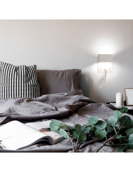 Aplique de pared modelo MB2232-WH en color Blanco