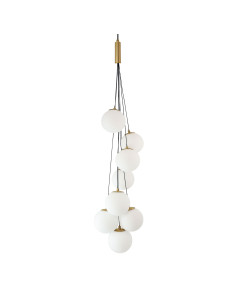 Lámpara colgante modelo MD2367-GD en color Oro Mate para 8XG9 (no incluida)