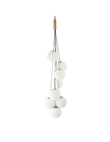 Lámpara colgante modelo MD2367-GD en color Oro Mate para 8XG9 (no incluida)