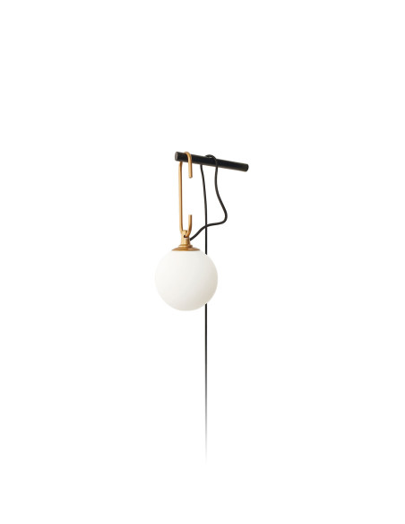 Aplique de pared modelo MB2285-BGD en color Dorado para 1xE14 (no incluida)