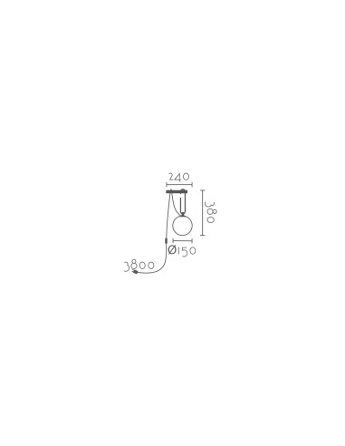 Aplique de pared modelo MB2285-BGD en color Dorado para 1xE14 (no incluida)