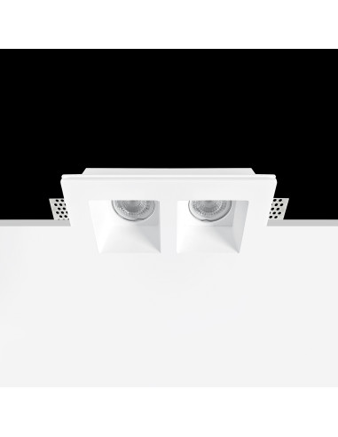 Empotrable modelo MIAMI en color Blanco para 2xGU10 (no incluida)