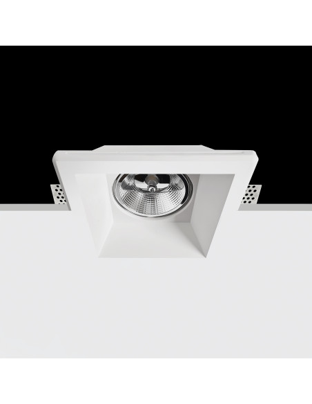 Empotrable modelo AGATA en color Blanco para 1xGU10 (no incluida)