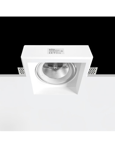 Empotrable modelo FIYI en color Blanco para 1xGU10 (no incluida)