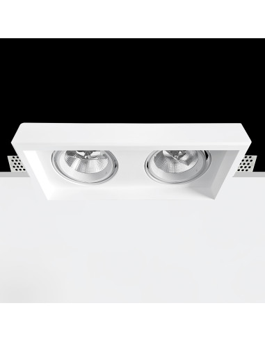 Empotrable modelo SAMOA en color Blanco para 2xGU10 (no incluida)