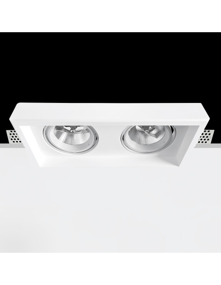 Empotrable modelo SAMOA en color Blanco para 2xGU10 (no incluida)